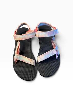 Teva Pastel Tie Dye Sandals Womens Size 8